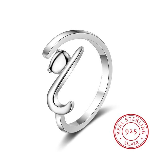 cluster rings 100% 925 sterling silver sticky cat with long tail finger ring women adjustable engagement jewelry scr220, Golden;silver
cluster rings 100% 925 sterling silver sticky cat with long tail finger ring women adjustable engagement jewelry scr220, Golden;silver