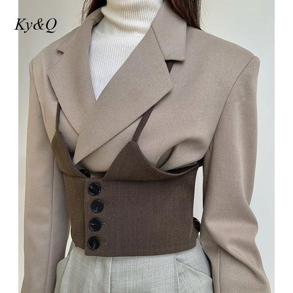 women's suits & blazers british brand short small suit coat 2021 early autumn jacket advanced sense blazer woman luxury clothing, White;black
women's suits & blazers british brand short small suit coat 2021 early autumn jacket advanced sense blazer woman luxury clothing, White;black