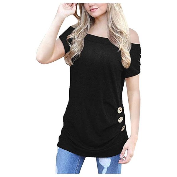 plus size women off shoulder and blouses summer fashion button shirts blusas mujer de moda 2021 verano women's &, White
plus size women off shoulder and blouses summer fashion button shirts blusas mujer de moda 2021 verano women's &, White