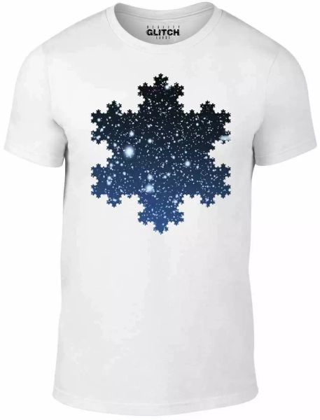 koch snowflake mens t-shirt - funny t shirt physics fractals mathematics science, White;black
koch snowflake mens t-shirt - funny t shirt physics fractals mathematics science, White;black