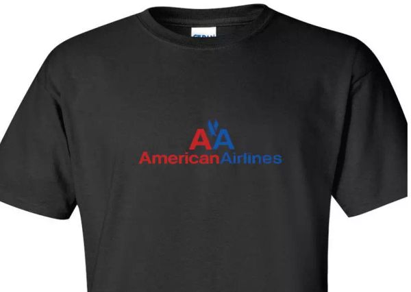 american airlines red blue retro logo shirt us airline black cotton t-shirt, White;black
american airlines red blue retro logo shirt us airline black cotton t-shirt, White;black