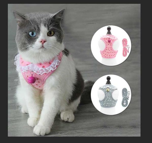 cat collars & leads comfortable cute harness breathable not strangling light durable puppy collar with leash for outdoor walking
cat collars & leads comfortable cute harness breathable not strangling light durable puppy collar with leash for outdoor walking