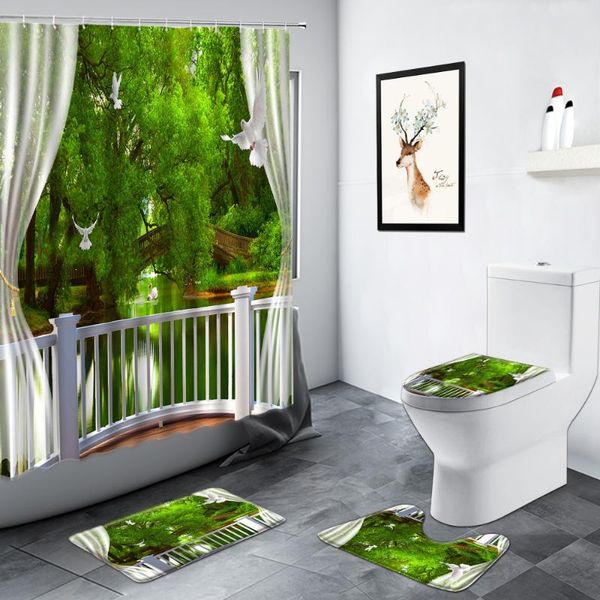arch bridge birds green plants trees spring scenery shower curtain river swan bathroom decor anti-slip rug toilet bath mats sets curtains
arch bridge birds green plants trees spring scenery shower curtain river swan bathroom decor anti-slip rug toilet bath mats sets curtains