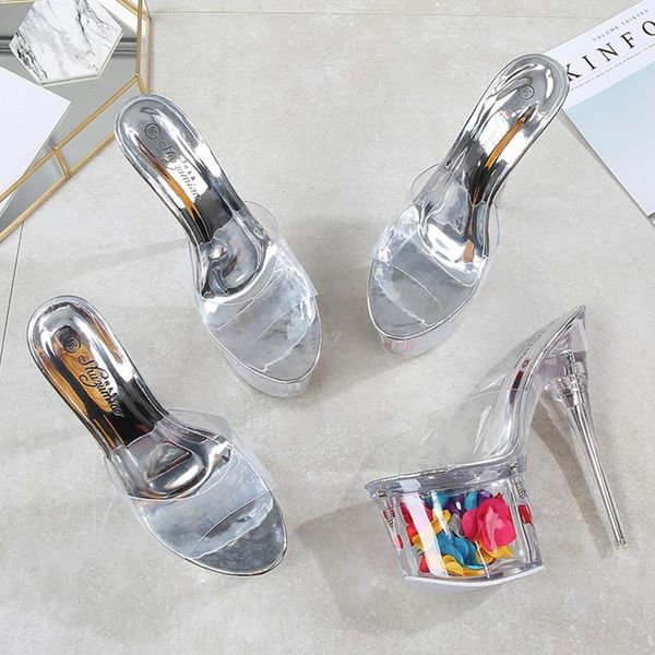 transparent crystal high heel sandals women 15cm 17cm thin party wedding flower platform slippers tws069, Black
transparent crystal high heel sandals women 15cm 17cm thin party wedding flower platform slippers tws069, Black