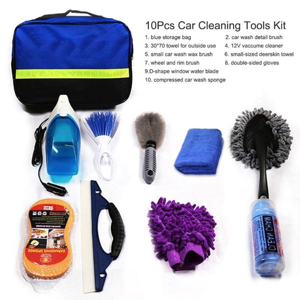 8pcs car wash cleaning tools set with bag for exterior washing interior clean 28gc towel
8pcs car wash cleaning tools set with bag for exterior washing interior clean 28gc towel