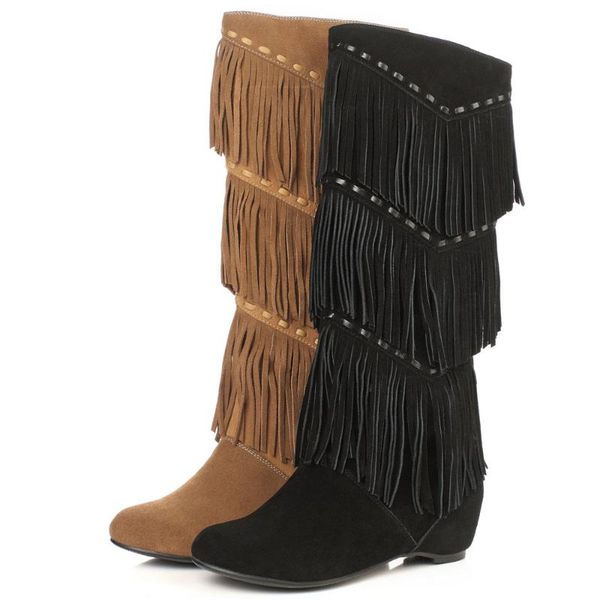 boots thigh high snow women genuine leather hidden wedges motorcycle female winter warm round toe platform oxfords shoes, Black
boots thigh high snow women genuine leather hidden wedges motorcycle female winter warm round toe platform oxfords shoes, Black