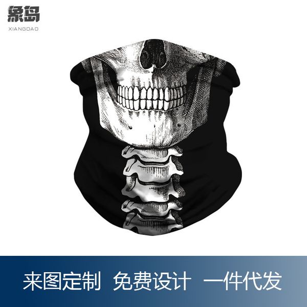 color trendy skull 3d digital printing outdoor insect proof mask versatile magic scarf bib
color trendy skull 3d digital printing outdoor insect proof mask versatile magic scarf bib