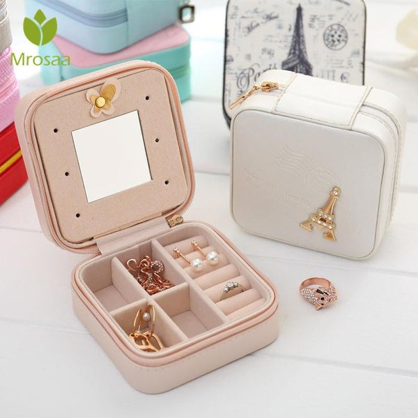 storage boxes & bins portable pu leather jewelry box packing case makeup organizer cosmetic box&mirror travel earring ring casket
storage boxes & bins portable pu leather jewelry box packing case makeup organizer cosmetic box&mirror travel earring ring casket