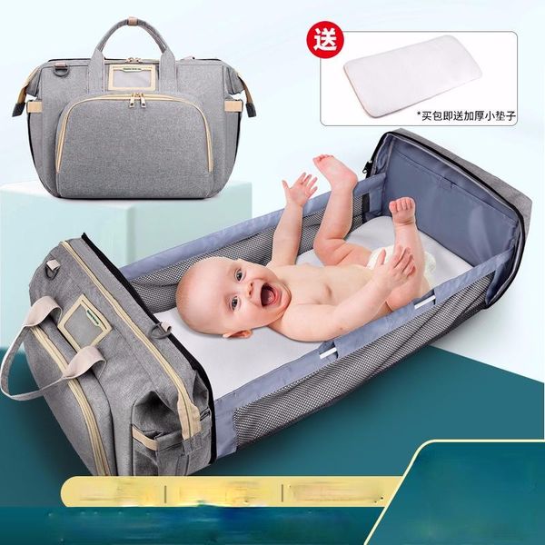 portable large capacity diaper bag backpack multifunctional baby bed bags maternity nursing handbag stroller with hooks
portable large capacity diaper bag backpack multifunctional baby bed bags maternity nursing handbag stroller with hooks