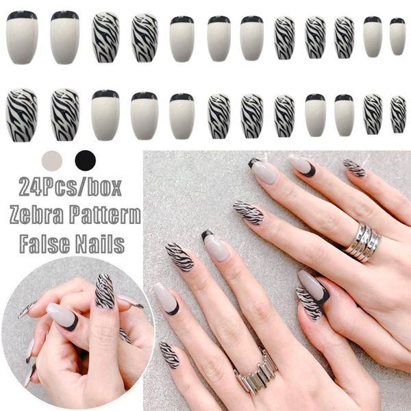 false nails 24 pcs/box zebra pattern full cover press on detachable abs fake manicure art decoration, Red;gold
false nails 24 pcs/box zebra pattern full cover press on detachable abs fake manicure art decoration, Red;gold