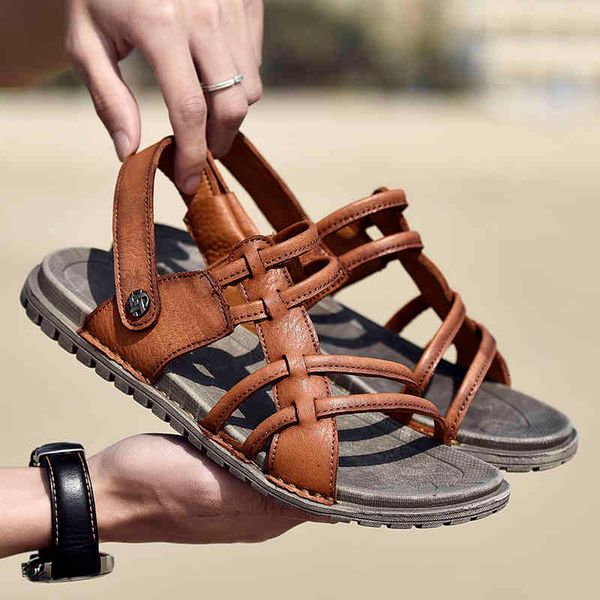 slippers genuine leather men sandals summer breathable fashion slippers slip on outdoor casual men sneakers 51ai, Black
slippers genuine leather men sandals summer breathable fashion slippers slip on outdoor casual men sneakers 51ai, Black