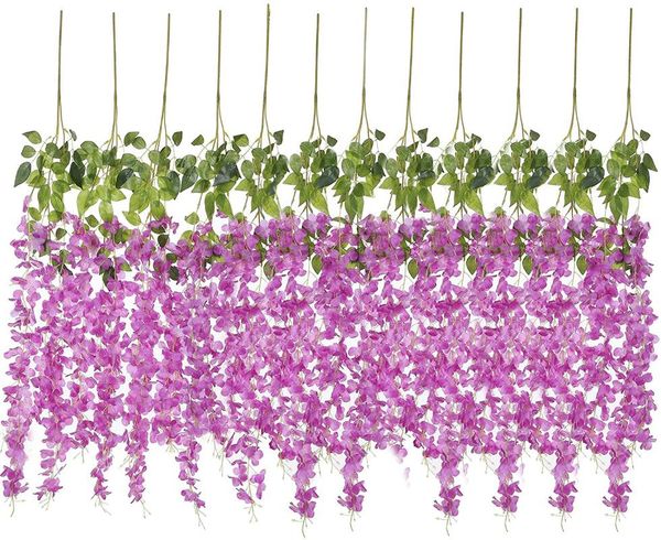 decorative flowers & wreaths 12 sticks artificial hydrangea wisteria flower for diy simulation wedding arch rattan wall hanging home party d
decorative flowers & wreaths 12 sticks artificial hydrangea wisteria flower for diy simulation wedding arch rattan wall hanging home party d