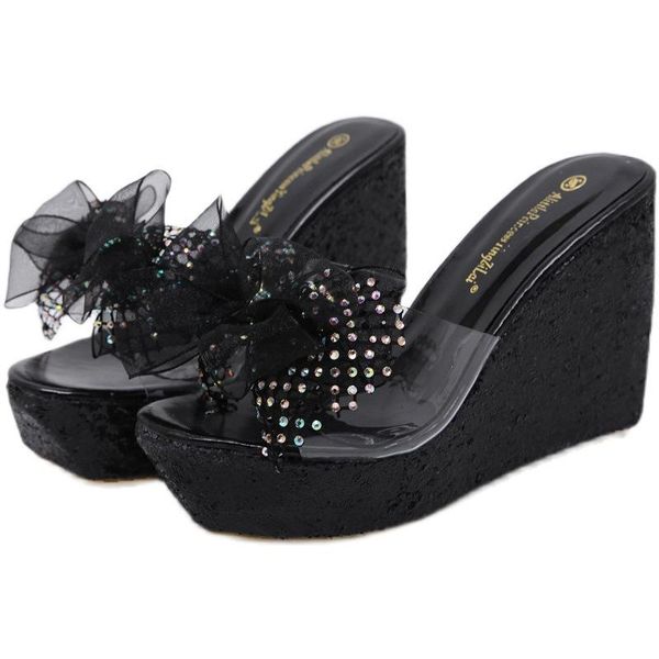 shoes woman 2021 female slippers flower platform on a wedge luxury slides heeled mules low designer high floral pu fretwork, Black
shoes woman 2021 female slippers flower platform on a wedge luxury slides heeled mules low designer high floral pu fretwork, Black