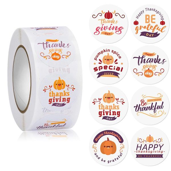 gift wrap 500pcs/roll thanksgiving theme stickers labels self-adhesive decorative flower package suppliers
gift wrap 500pcs/roll thanksgiving theme stickers labels self-adhesive decorative flower package suppliers