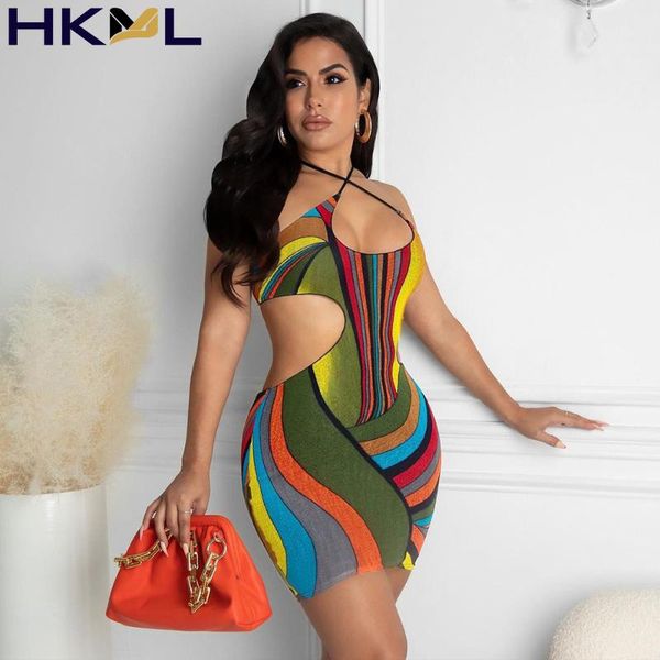 casual dresses women colorful print cutout backless halter night club wear 2021 summer, Black;gray
casual dresses women colorful print cutout backless halter night club wear 2021 summer, Black;gray