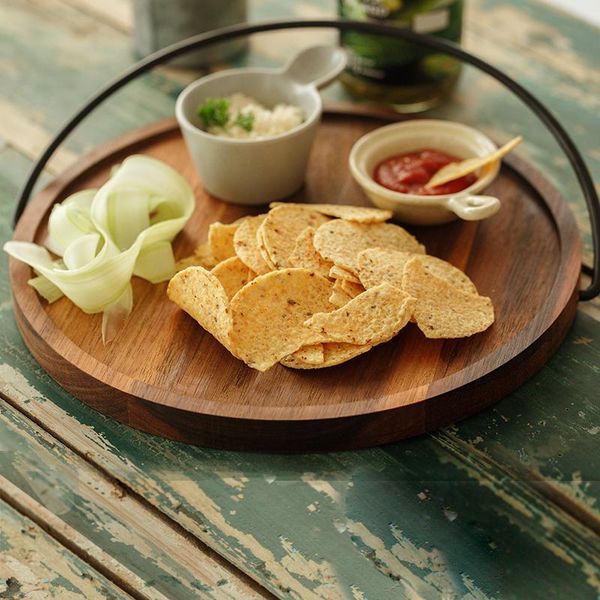 kitchen storage & organization acacia wood tray with handle serving trays round wooden pallets plate for home/el tableware household dessert
kitchen storage & organization acacia wood tray with handle serving trays round wooden pallets plate for home/el tableware household dessert
