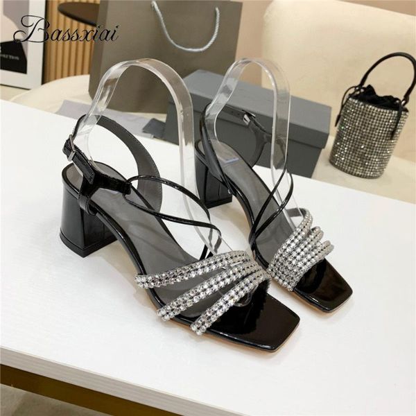 sandals jeweled rhinestone narrow band women hoof heel square open toe fretwork summer runway sandalias mujer, Black
sandals jeweled rhinestone narrow band women hoof heel square open toe fretwork summer runway sandalias mujer, Black