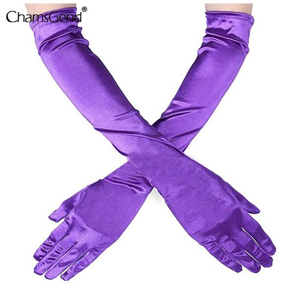 five fingers gloves elegant satin long thin full finger dress women retro elastic silky pearlescent evening performance wedding, Blue;gray
five fingers gloves elegant satin long thin full finger dress women retro elastic silky pearlescent evening performance wedding, Blue;gray