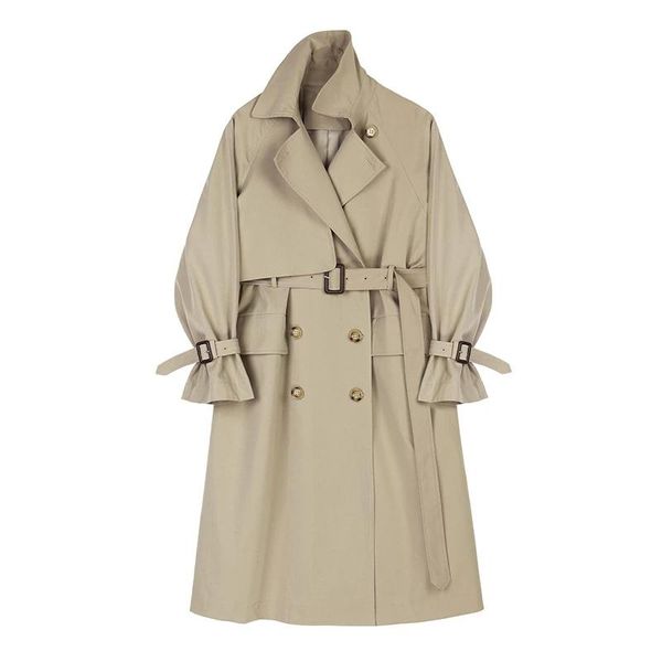 women's trench coats coat with belt double breasted simple classic long female windbreaker women spring autumn khaki black jackets 2021, Tan;black
women's trench coats coat with belt double breasted simple classic long female windbreaker women spring autumn khaki black jackets 2021, Tan;black