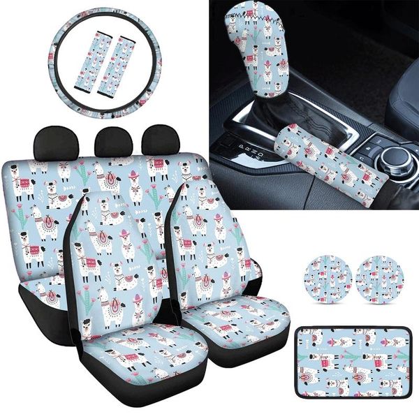 car seat covers instantarts cute little alpaca printed comfortable seatbelt shoulder pad soft accessories sets steering wheel cover
car seat covers instantarts cute little alpaca printed comfortable seatbelt shoulder pad soft accessories sets steering wheel cover