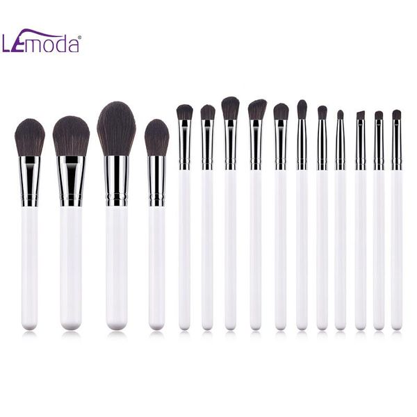 makeup brushes lemoda 15pcs/set white powder eyeshadow eyebrow foundation blush lip blending woman beauty cosmetic tools kit
makeup brushes lemoda 15pcs/set white powder eyeshadow eyebrow foundation blush lip blending woman beauty cosmetic tools kit
