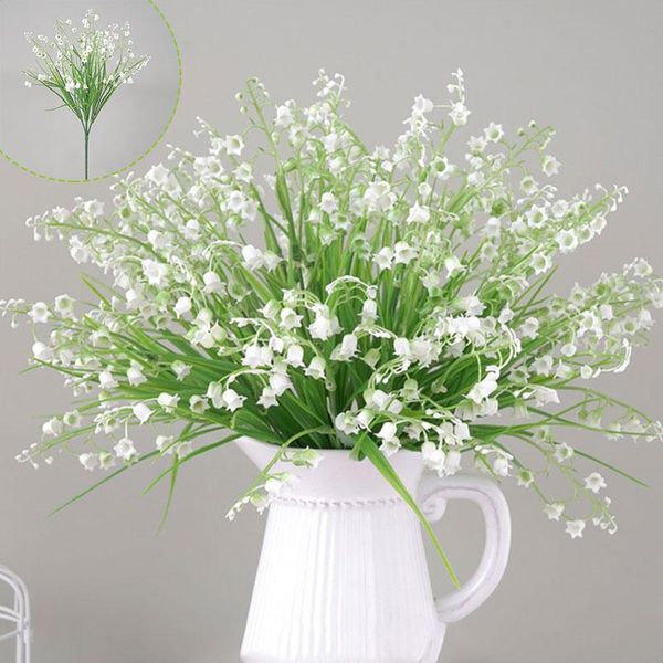 decorative flowers & wreaths fashion fake plants beautiful simulation flower 5 branch garden classic wedding useful lily of the valley artif
decorative flowers & wreaths fashion fake plants beautiful simulation flower 5 branch garden classic wedding useful lily of the valley artif
