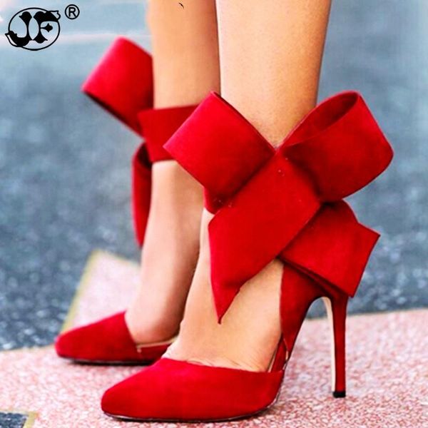 dress shoes fashion women's pointed toe big bowtie thin heels high heel pump female wedding red blue green pink black 43
dress shoes fashion women's pointed toe big bowtie thin heels high heel pump female wedding red blue green pink black 43