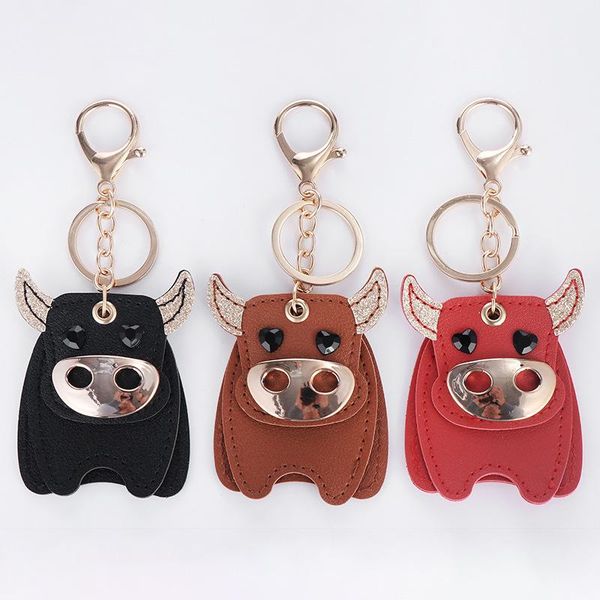 keychains fashion pu cow keychain creative lovely trinket couple's charm pendant women bag car key accessories keyring gift, Silver
keychains fashion pu cow keychain creative lovely trinket couple's charm pendant women bag car key accessories keyring gift, Silver