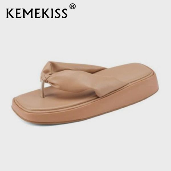 slippers kemekiss women summer shoes clip toe platform thick bottom candy color casual female footwear size 34-40, Black
slippers kemekiss women summer shoes clip toe platform thick bottom candy color casual female footwear size 34-40, Black