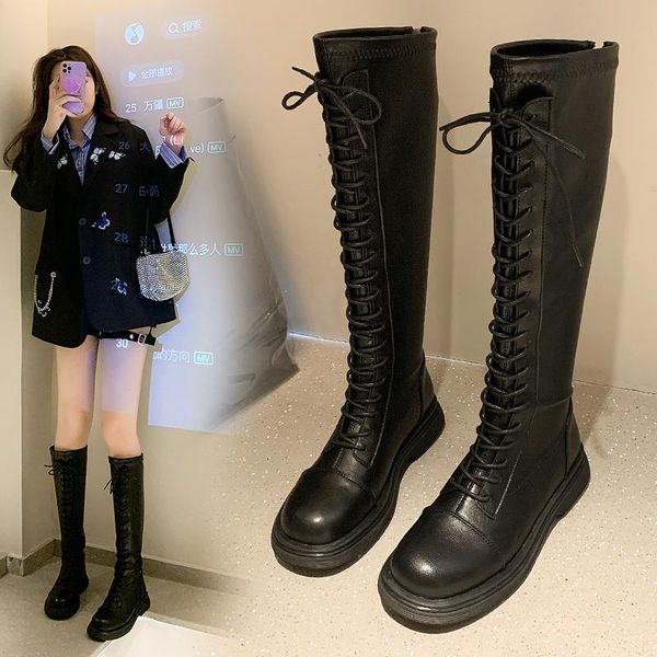 boots fashion long black white 2022 autumn lace up over the knee women thigh high female shoes
boots fashion long black white 2022 autumn lace up over the knee women thigh high female shoes