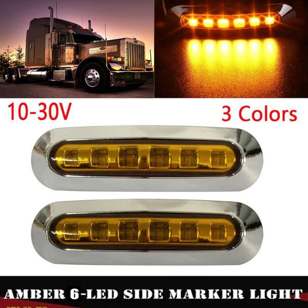 2pcs 6led 10-30v side clearance marker light lamp indicator for cars trailer truck boat lights warning car headlights
2pcs 6led 10-30v side clearance marker light lamp indicator for cars trailer truck boat lights warning car headlights
