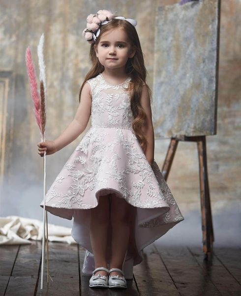 girl's dresses high low pink satin ivory lace flower girl dress for wedding o neck first communion kids birthday gowns, Red;yellow
girl's dresses high low pink satin ivory lace flower girl dress for wedding o neck first communion kids birthday gowns, Red;yellow