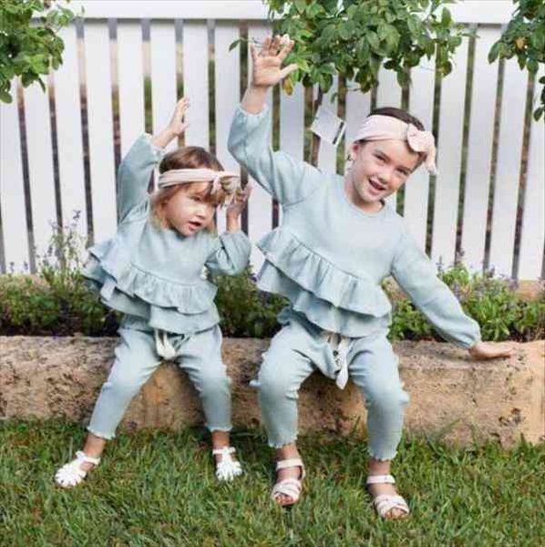spring and summer girls cotton knitted ruffle pants versatile suit, White
spring and summer girls cotton knitted ruffle pants versatile suit, White