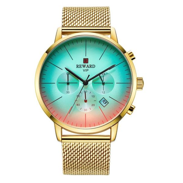 wristwatches trendy men's watch six-pin business waterproof net with calendar, Slivery;brown
wristwatches trendy men's watch six-pin business waterproof net with calendar, Slivery;brown