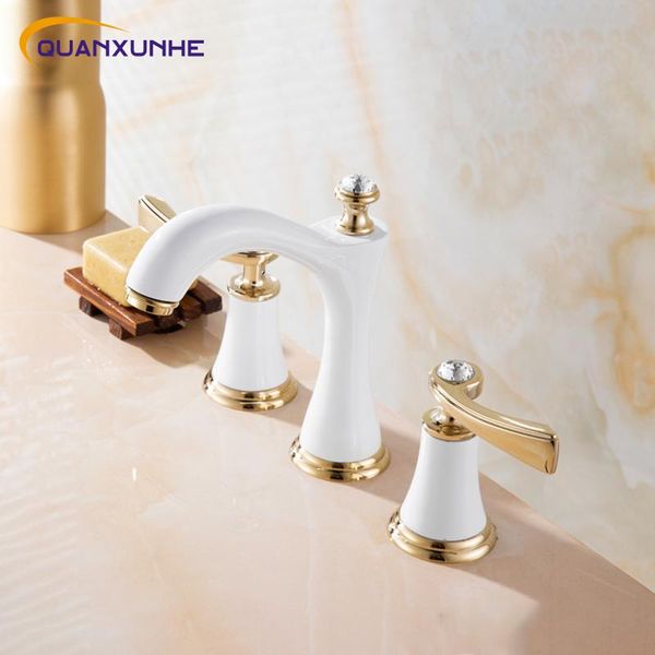 bathroom sink faucets quanxunhe european style basin taps brass split faucet polished chrome gold deck mounted crystal 3 hole cold mixer
bathroom sink faucets quanxunhe european style basin taps brass split faucet polished chrome gold deck mounted crystal 3 hole cold mixer