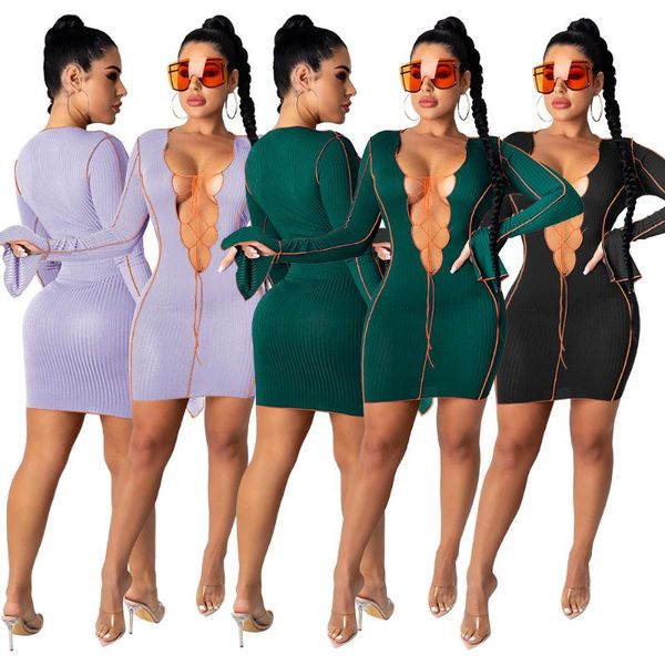 casual dresses women low-cut dress lace-up knitted patchwork long sleeve midi bodycon ribbed streetwear night club, Black;gray
casual dresses women low-cut dress lace-up knitted patchwork long sleeve midi bodycon ribbed streetwear night club, Black;gray