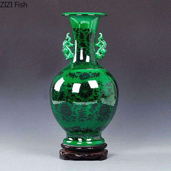 vases imitation jade emerald ceramic vase flower texture classical painted dark lines porcelain vintage home decor storage jar
vases imitation jade emerald ceramic vase flower texture classical painted dark lines porcelain vintage home decor storage jar