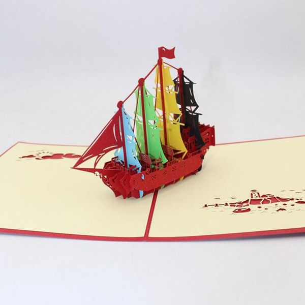 greeting cards sailing ship model 3d stereo card up christmas baby gift holiday happy year
greeting cards sailing ship model 3d stereo card up christmas baby gift holiday happy year