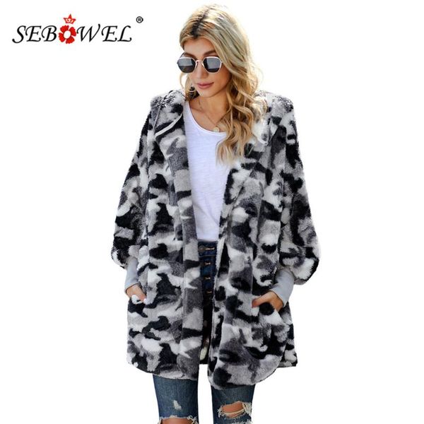 women's fur & faux sebowel winter warm hooded fleece overcoats camo/tie-dye oversized coats for female long sleeve plush outerwear s-xx, Black
women's fur & faux sebowel winter warm hooded fleece overcoats camo/tie-dye oversized coats for female long sleeve plush outerwear s-xx, Black