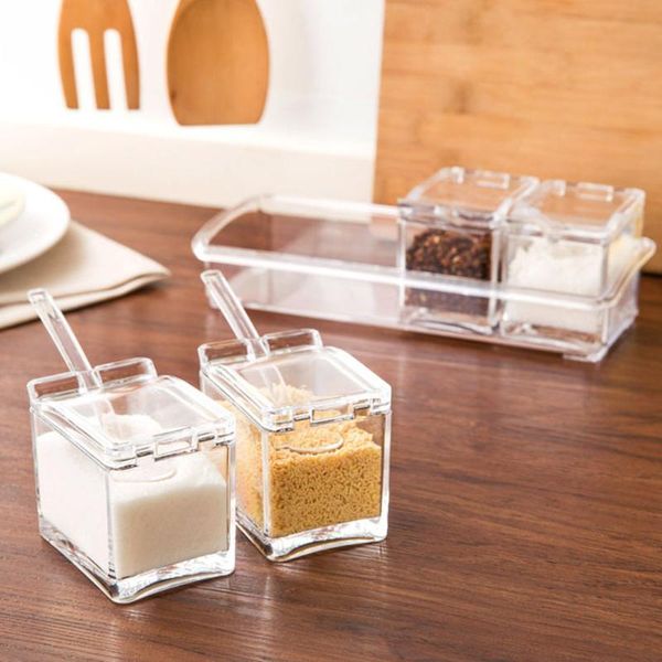 storage bottles & jars 4pcs/lot kitchen organizer boxes spices seasoning jar transparent sugar salt bottle accessories
storage bottles & jars 4pcs/lot kitchen organizer boxes spices seasoning jar transparent sugar salt bottle accessories