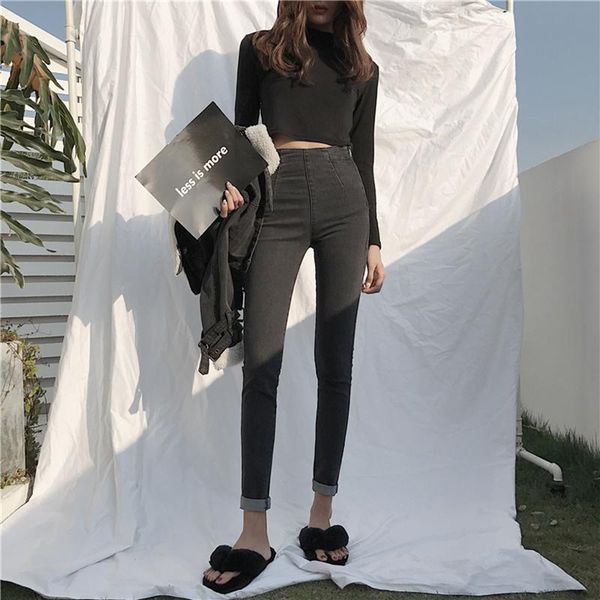 fashion skinny jeans women black high waist denim pants elastic pencil stretch zipper women's, Blue
fashion skinny jeans women black high waist denim pants elastic pencil stretch zipper women's, Blue