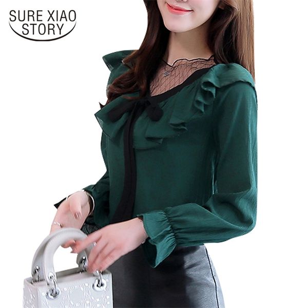 autumn long sleeved chiffon bow shirt office lady women full patchwork blouse c925 30 210506, White
autumn long sleeved chiffon bow shirt office lady women full patchwork blouse c925 30 210506, White