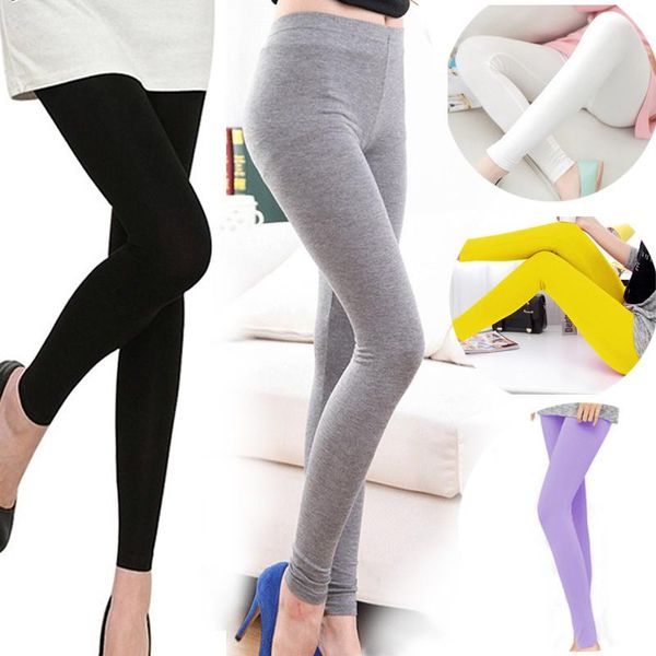 women's leggings wholesale price 2021 spring arrival cotton full length candy colors women lady leggins high elastic pants, Black
women's leggings wholesale price 2021 spring arrival cotton full length candy colors women lady leggins high elastic pants, Black