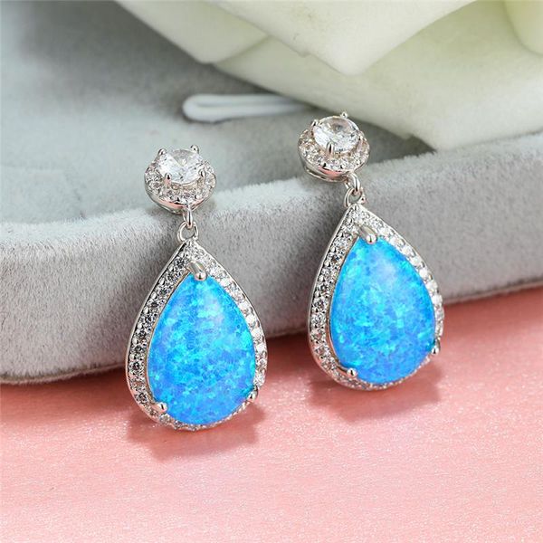 dangle & chandelier charm silver color earrings dainty round crystal stone wedding vintage female white blue opal for women
dangle & chandelier charm silver color earrings dainty round crystal stone wedding vintage female white blue opal for women
