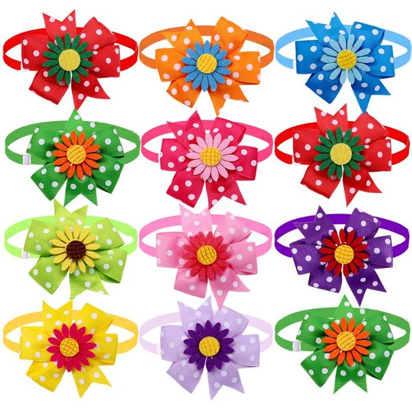 dog apparel 50pcs spring pet grooming supplies cat bow ties necktie sunflower bowtie collar puppy accessories
dog apparel 50pcs spring pet grooming supplies cat bow ties necktie sunflower bowtie collar puppy accessories