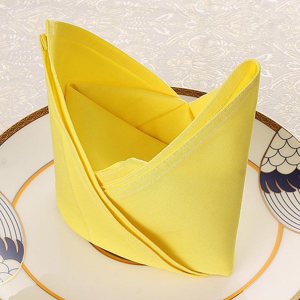 table napkin folded cotton western simple plain color high-grade thickened el restaurant
table napkin folded cotton western simple plain color high-grade thickened el restaurant