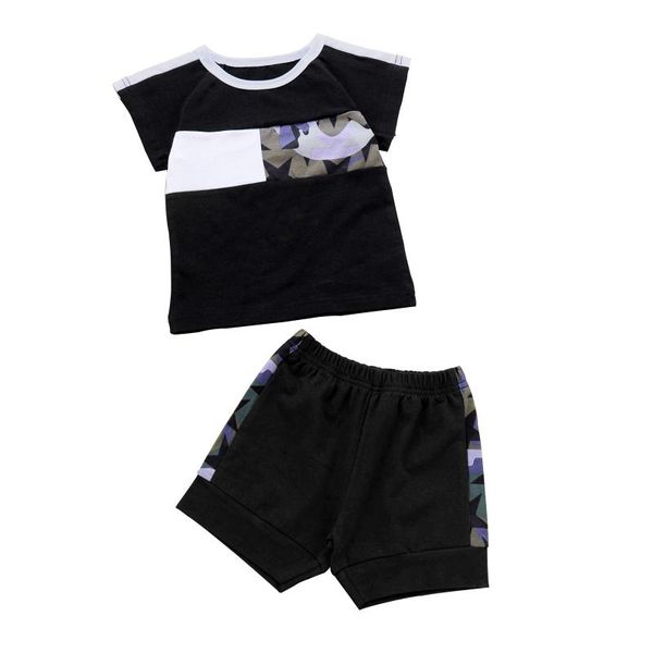 clothing sets 2pcs baby summer outfits splicing pattern o-neck short sleeves t-shirt + elastic waist shorts sportswear for boys, White
clothing sets 2pcs baby summer outfits splicing pattern o-neck short sleeves t-shirt + elastic waist shorts sportswear for boys, White