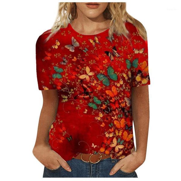 women's blouses & shirts 40# harajuku butterfly print summer women short sleeve o neck pullover shirt plus size casual blouse roupas, White
women's blouses & shirts 40# harajuku butterfly print summer women short sleeve o neck pullover shirt plus size casual blouse roupas, White