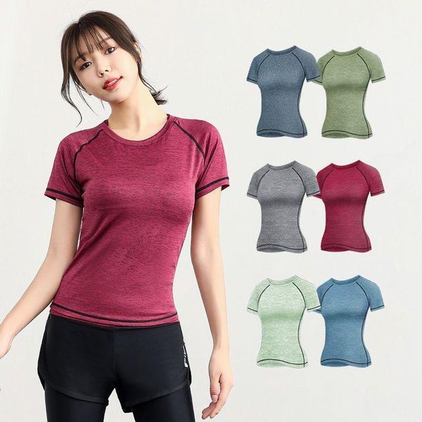 yoga outfit woman t-shirts fitness training slimming professional high-end running short-sleeved sports working clothes female gym
yoga outfit woman t-shirts fitness training slimming professional high-end running short-sleeved sports working clothes female gym