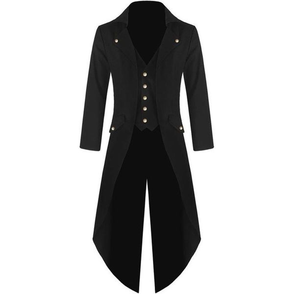 men's suits & blazers tuxedo dress men classic black shiny lapel tail coat wedding groom stage singer punk vintage tails, White;black
men's suits & blazers tuxedo dress men classic black shiny lapel tail coat wedding groom stage singer punk vintage tails, White;black